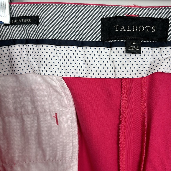 TALBOTS size 14 WOMEN'S PANTS 'SIGNATURE' high rise ankle - Picture 8 of 9